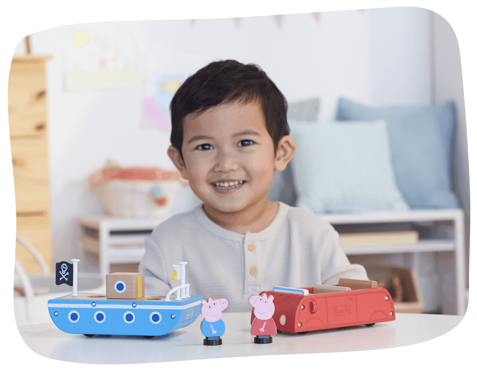 Vehicles and playsets from the world of Peppa Pig