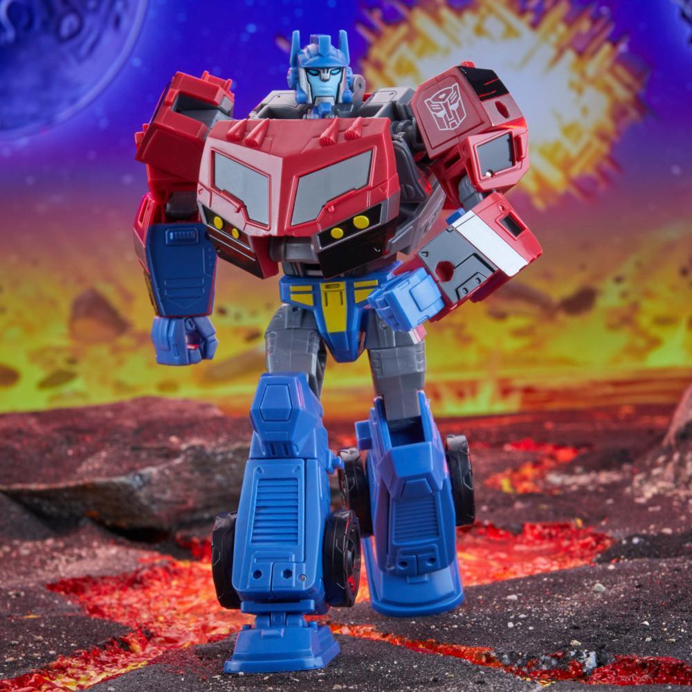Transformers Legacy United Voyager Animated Universe Optimus Prime 7” Action Figure, 8+ product thumbnail 1