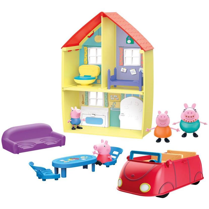 Family Deluxe Wooden Playhouse : : Toys