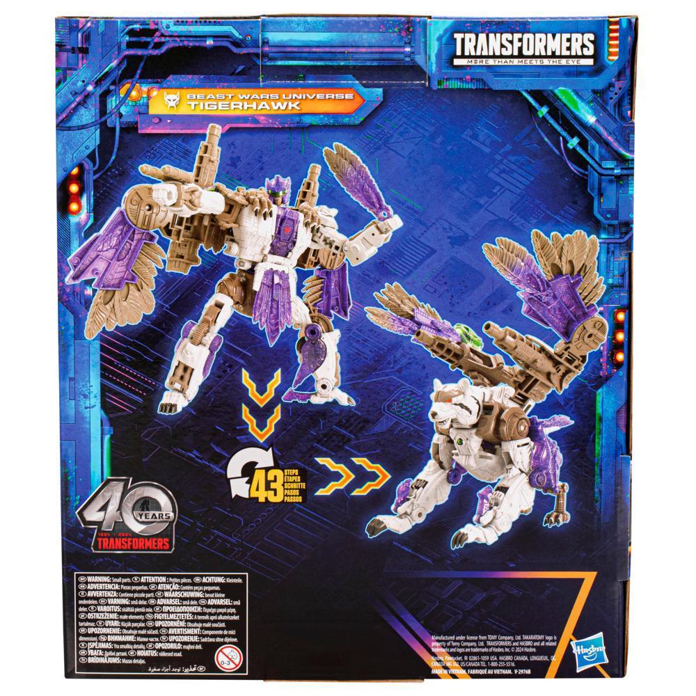 Transformers Legacy United Leader Beast Wars Universe Tigerhawk 7.5” Action Figure, 8+ product thumbnail 1