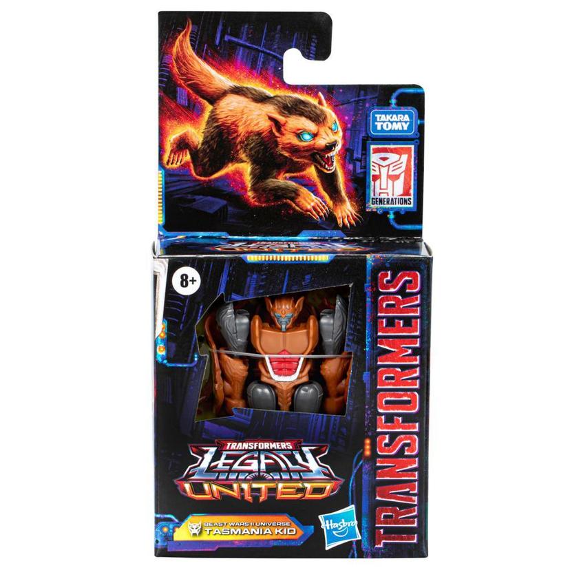 Transformers Legacy United Core Beast Wars II Universe Tasmania Kid 3.5” Action Figure, 8+ product image 1