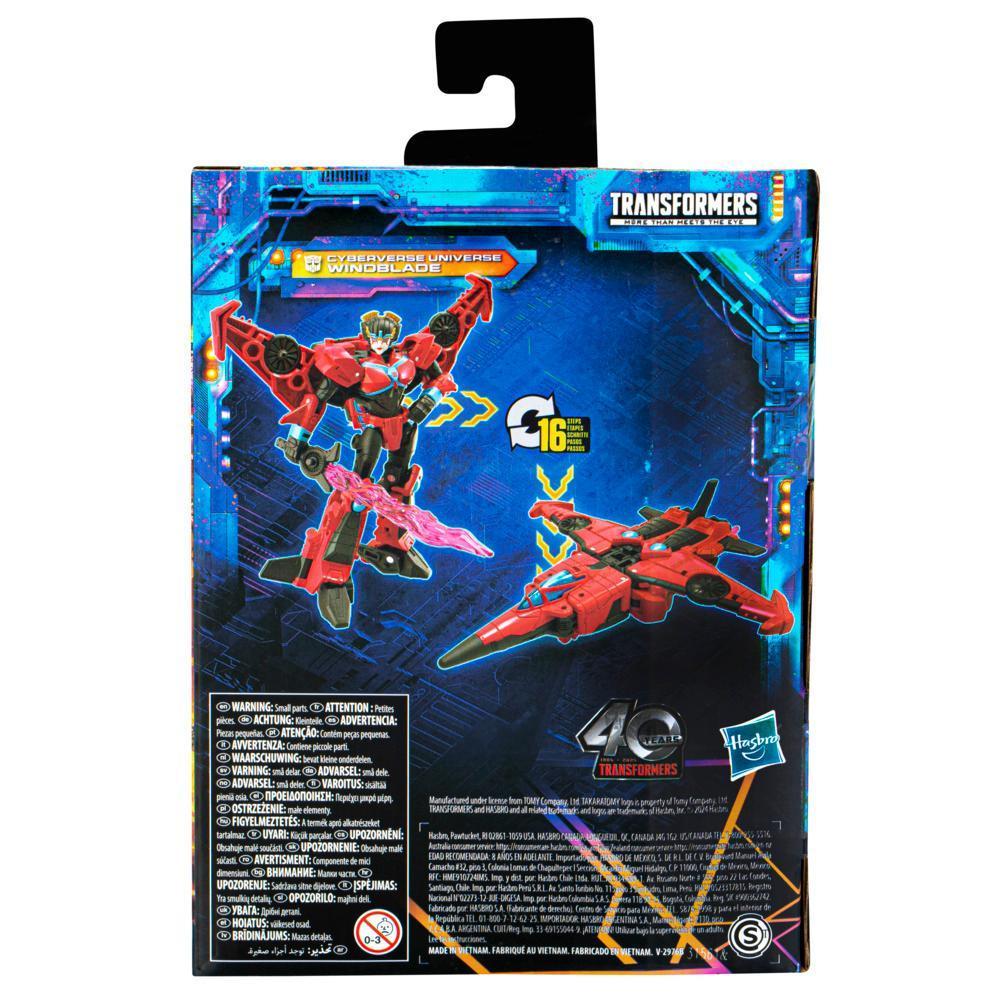 Transformers Legacy United Deluxe Cyberverse Universe Windblade 5.5” Action Figure, 8+ product thumbnail 1