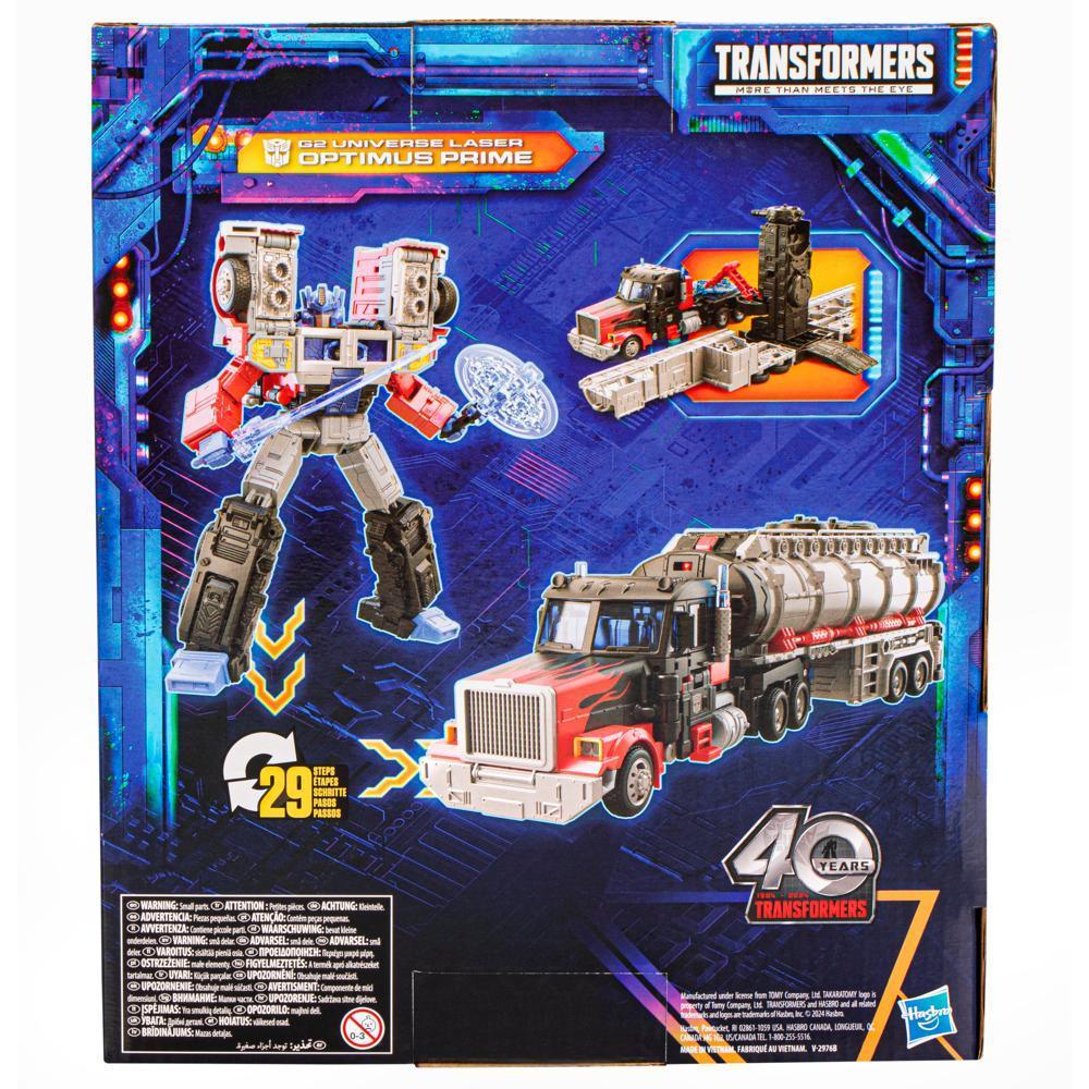 Transformers Legacy United Leader G2 Universe Laser Optimus Prime 7.5” Action Figure, 8+ product thumbnail 1