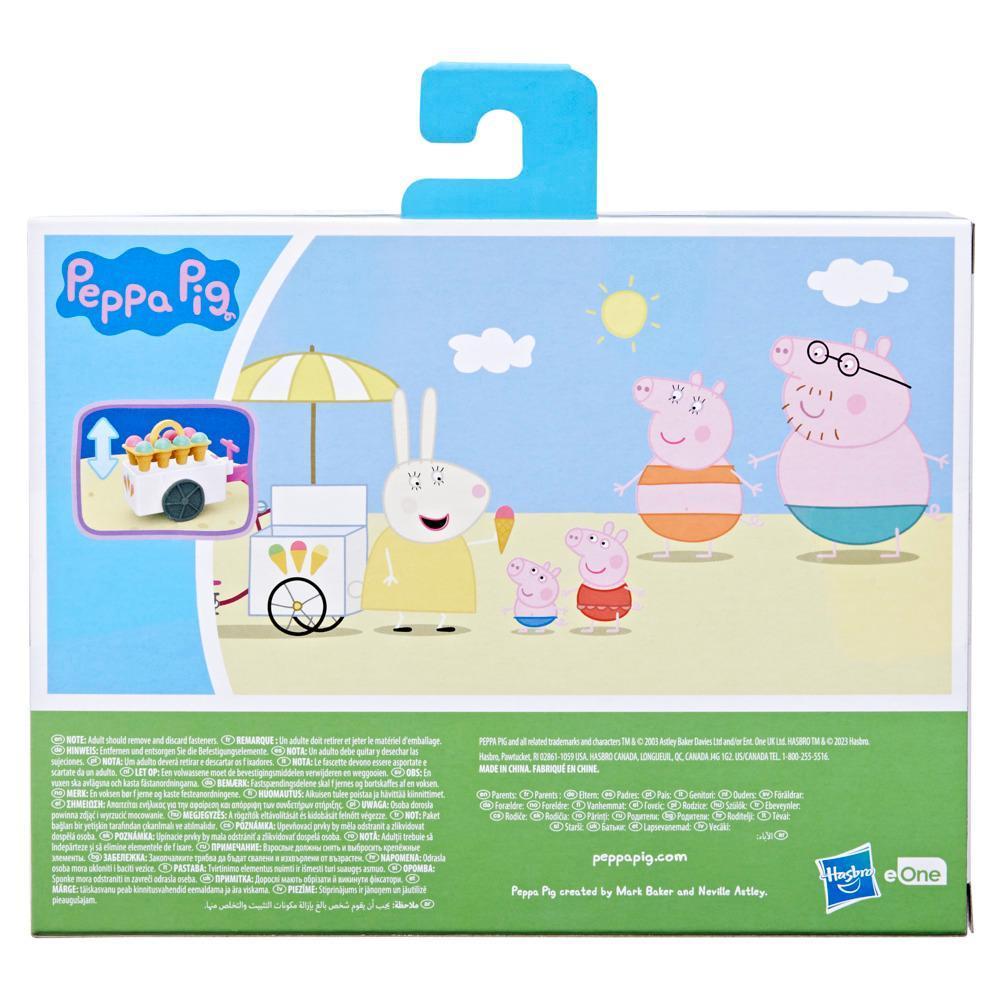 Peppa Pig Spielzeuge Peppa liefert Eis, Spielset mit 2 Peppa Pig Figuren, Vorschulspielzeug product thumbnail 1