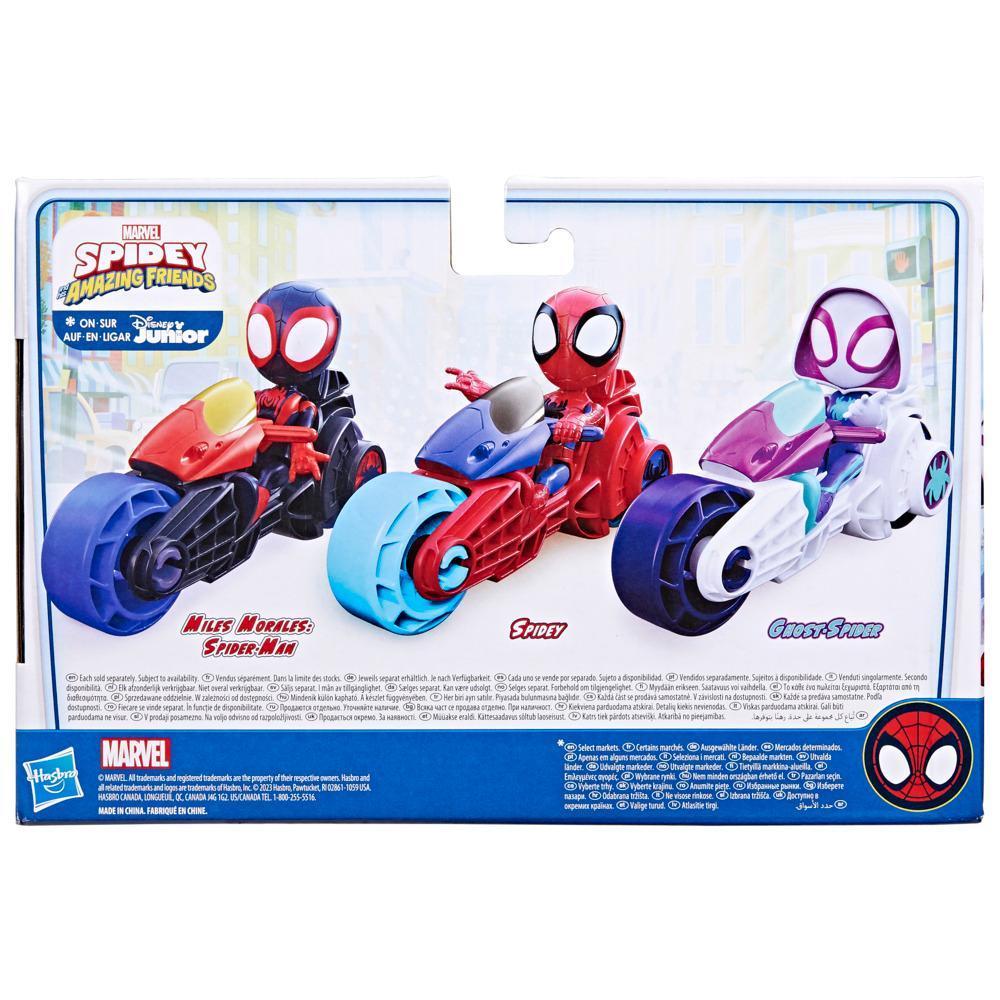 Marvel Spidey and His Amazing Friends Ghost-Spider Figur mit Motorrad product thumbnail 1