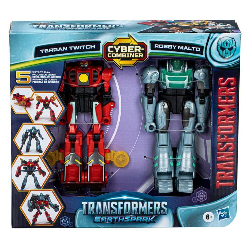 Transformers EarthSpark Cyber-Combiner Terran Twitch und Robby Malto product image 1