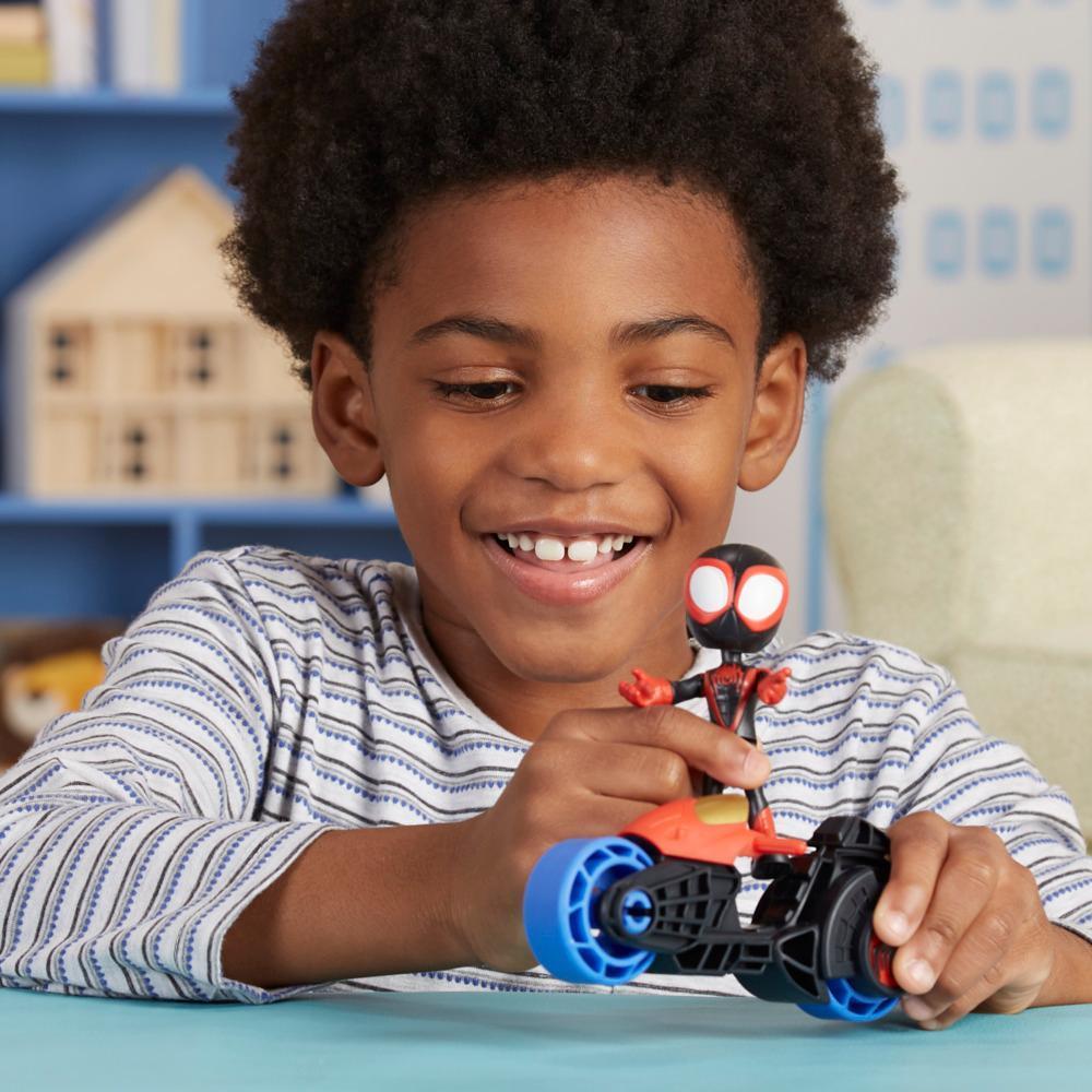 Marvel Spidey and His Amazing Friends Miles Morales: Spider-Man mit Motorrad product thumbnail 1
