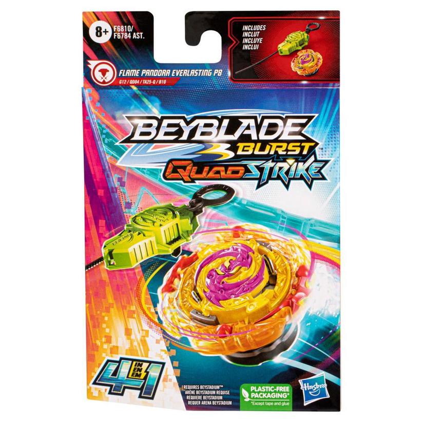 Beyblade Burst QuadStrike Flame Pandora Everlasting P8 Starter Pack product image 1