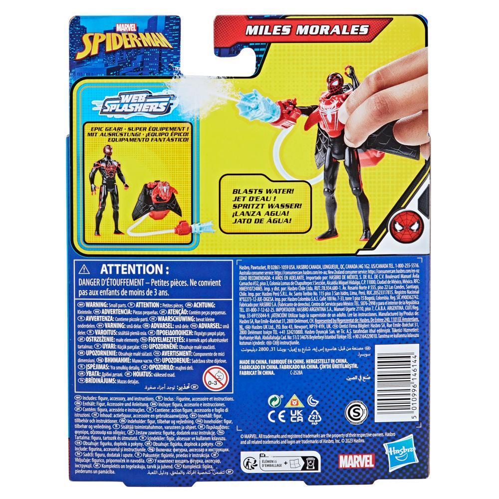 Marvel Spider-Man Web Splashers Miles Morales Figur product thumbnail 1
