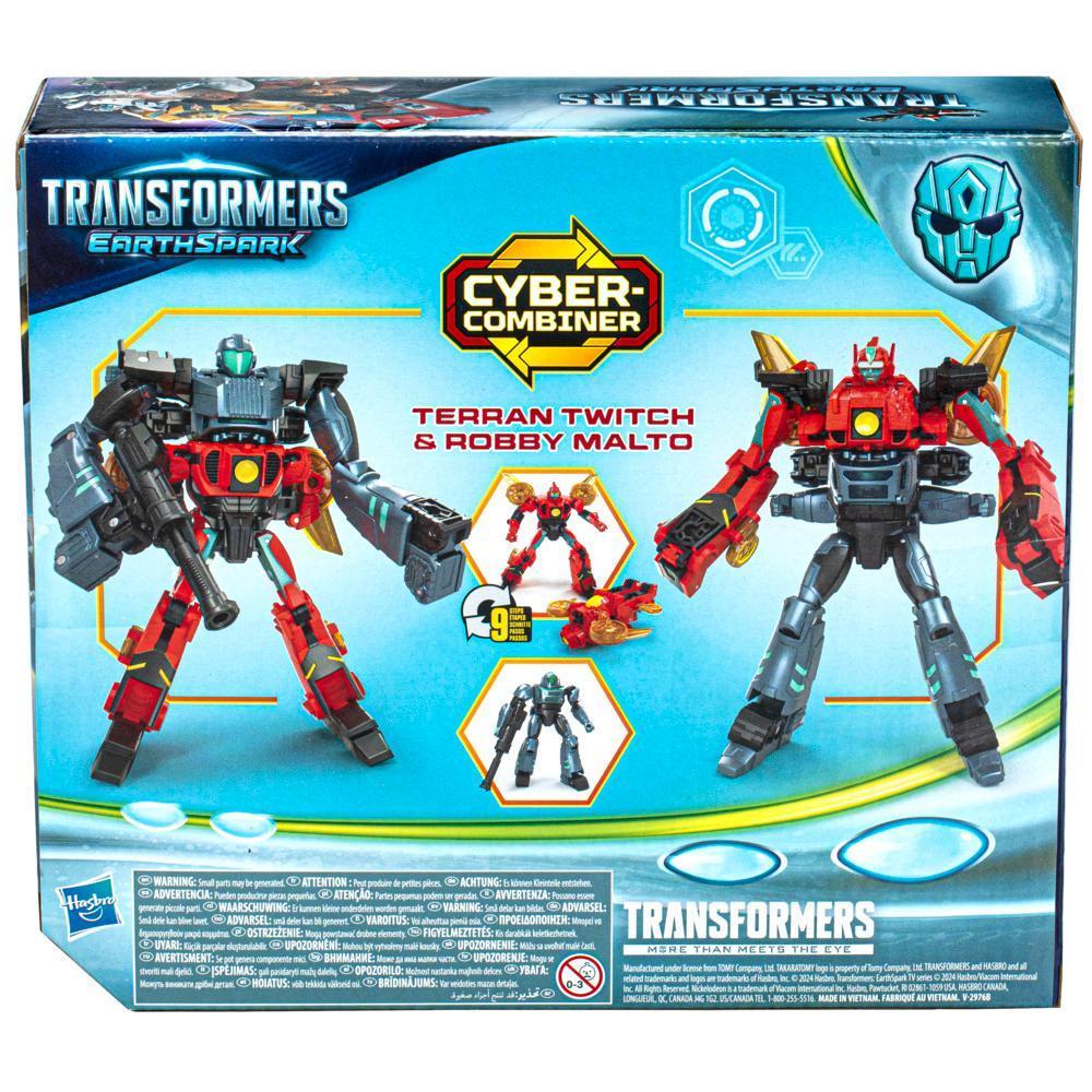 Transformers EarthSpark Cyber-Combiner Terran Twitch und Robby Malto product thumbnail 1