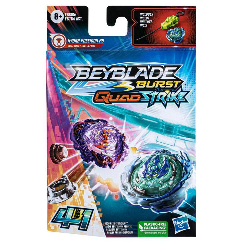 Beyblade Burst QuadStrike Hydra Poseidon P8 Starter Pack product image 1