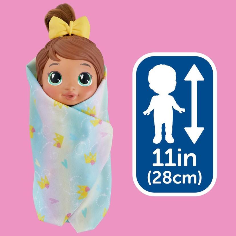 Baby Alive Shampoo Snuggle Sophia Sparkle, Κούκλα μωρό με καστανά μαλλιά για παιχνίδια με νερό product image 1