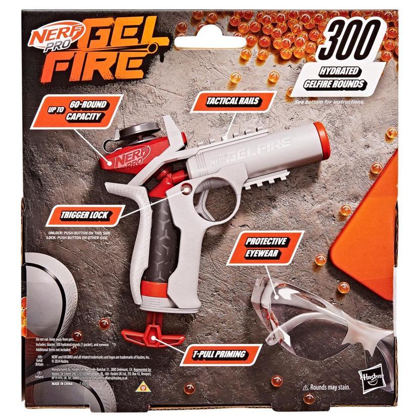 Nerf Pro Gelfire Ignitor Blaster, 300 Hydrated Gelfire Rounds, 60 Round Capacity, Eyewear product image 1