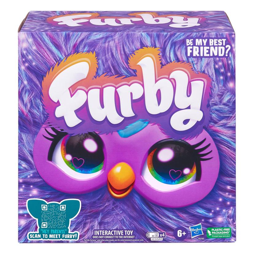 Furby Purple Plush Interactive Toys for 6 Year Old Girls & Boys & Up/