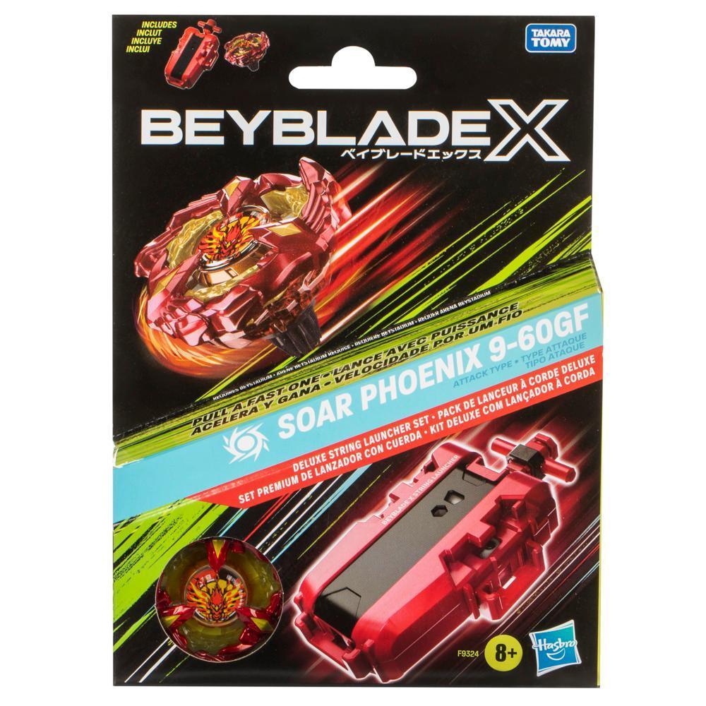 Beyblade X Pack Soar Phoenix 9-60GF avec lanceur à corde deluxe product thumbnail 1