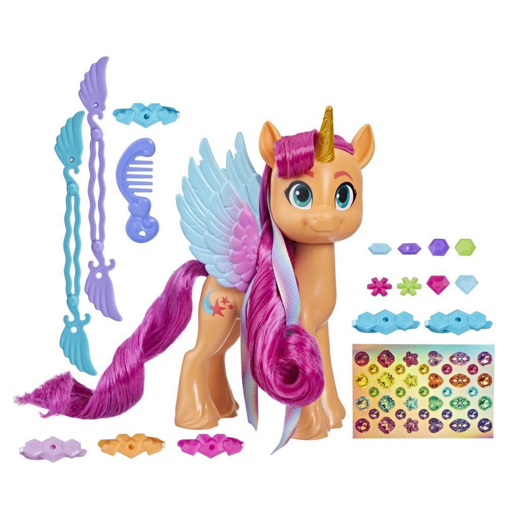 My Little Pony: A New Generation, La jolie licorne Izzy Moonbow, jouet  exclusif, figurine de poney avec 17 accessoires, bracelet de l'amitié À  partir de 5 ans 