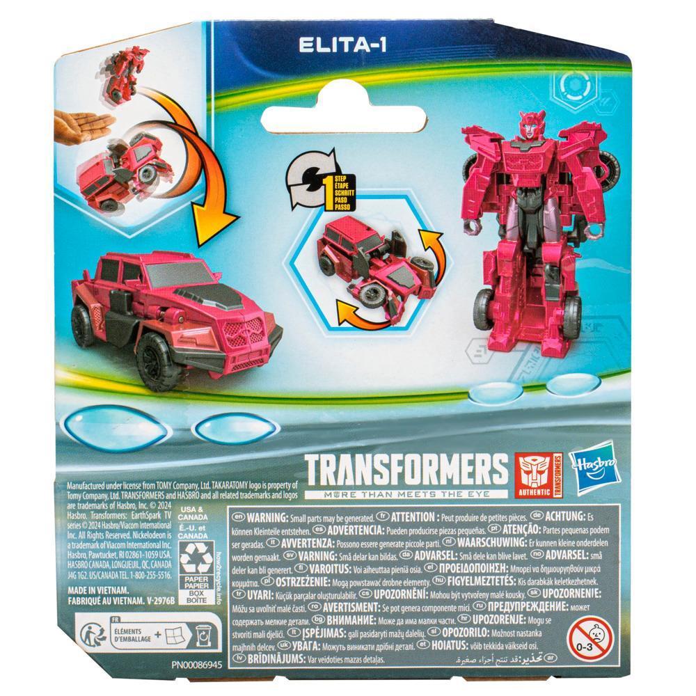 Transformers EarthSpark 1-Step Flip Changer Elita-1 product thumbnail 1