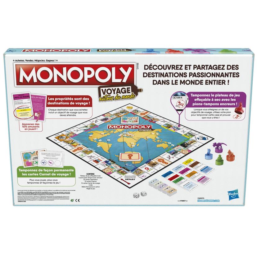 Monopoly, jeu de société familial classique À partir de 8 ans 