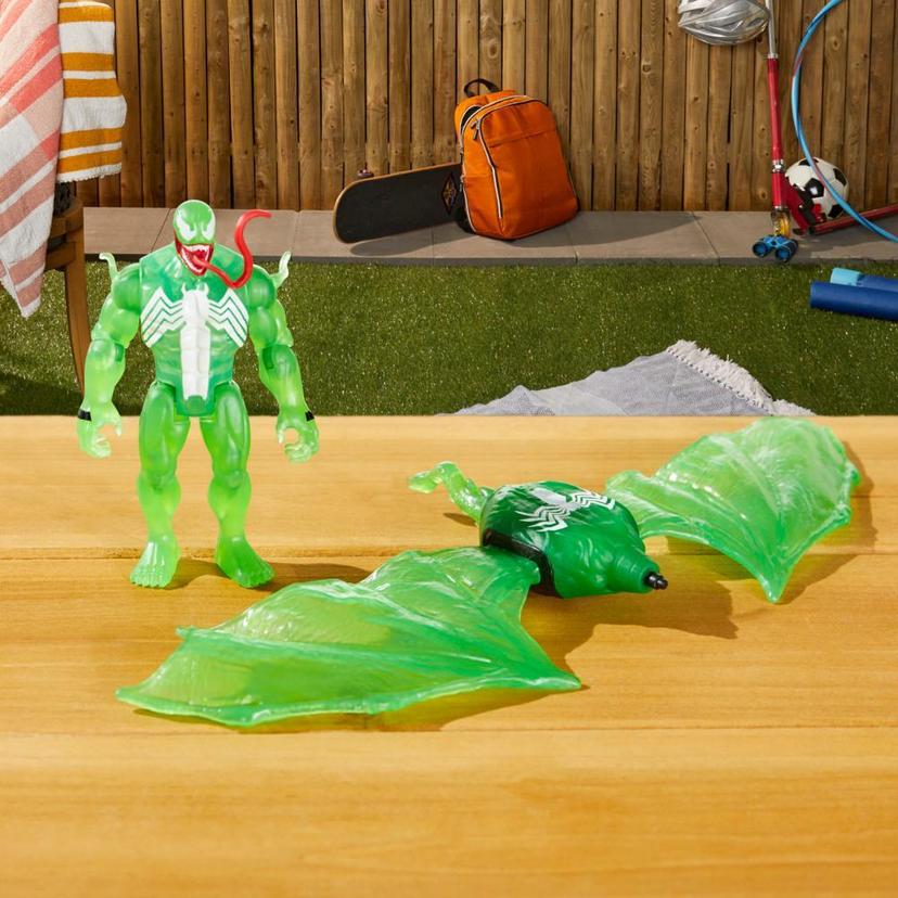 Marvel Spider-Man Epic Hero Series Web Splashers Green Symbiote Hydro-Ailes product image 1