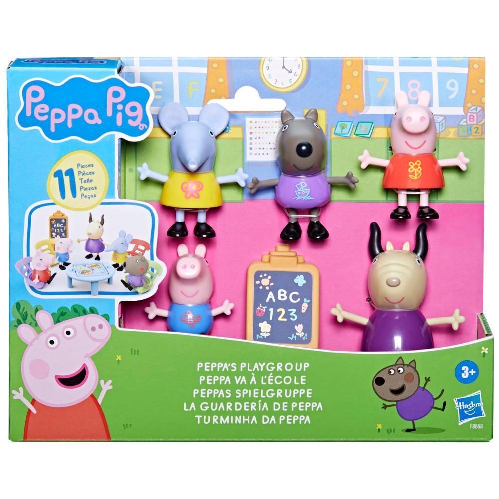 Peppa Pig Toys Peppa's Playgroup Playset with 5 Peppa Pig Figures, Preschool Toys for 3+ product thumbnail 1