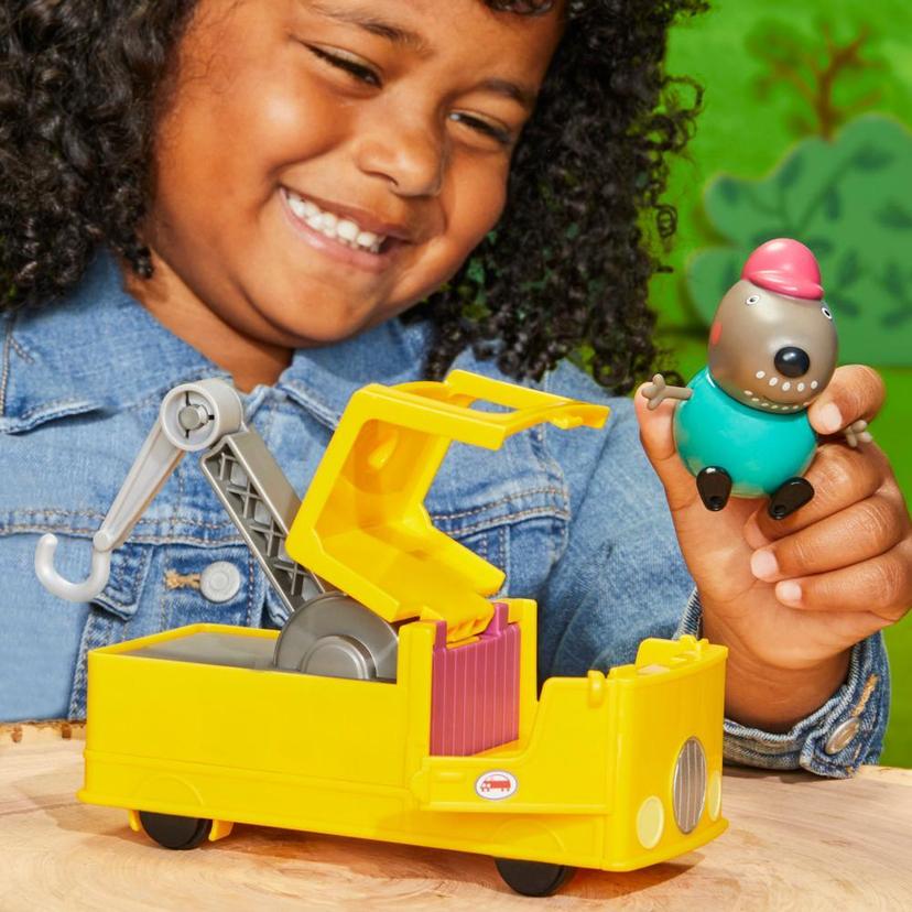 Greta Gris-leksaker, Granddad Dog's Tow Truck-set med figur, leksaker för barn i förskoleåldern, från 3 år product image 1