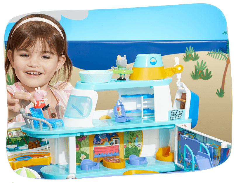 Vehicles and playsets from the world of Peppa Pig
