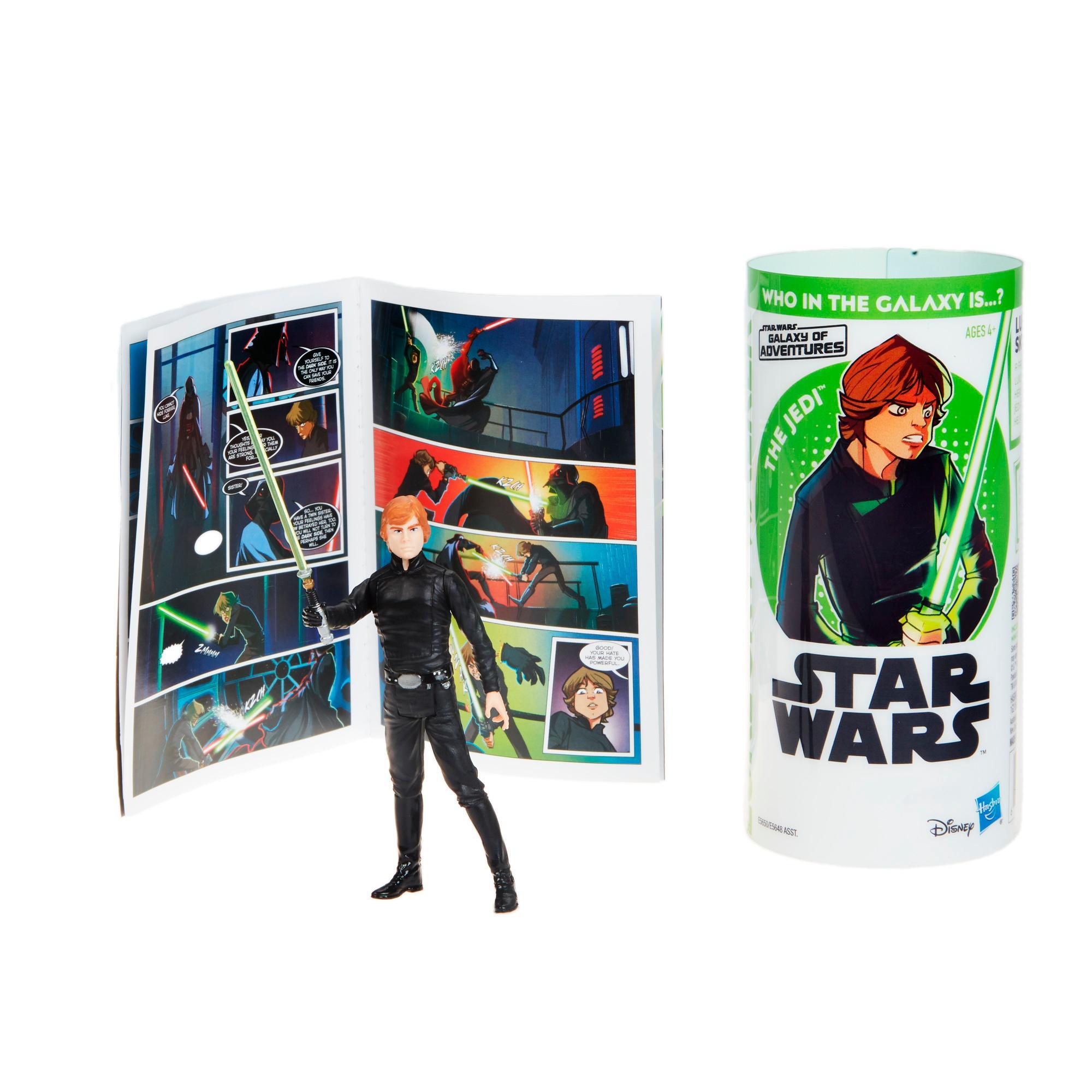 Star Wars Galaxy of Adventures Luke Skywalker Figure and Mini Comic product thumbnail 1