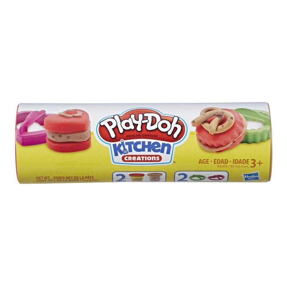 Play-Doh Cookie Canister Play Food Set with 2 Non-Toxic Colors (Chocolate Chip Cookie) product thumbnail 1