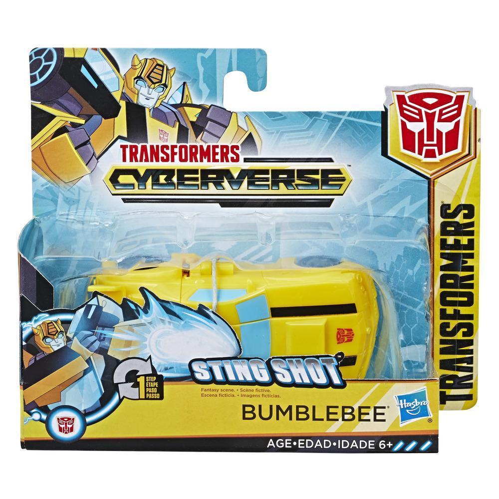 Transformers Cyberverse Action Attackers: 1-Step Changer Bumblebee Action Figure Toy product thumbnail 1