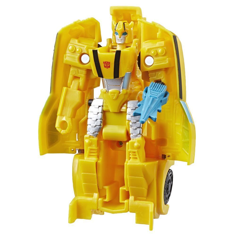 Transformers Cyberverse Action Attackers: 1-Step Changer Bumblebee Action Figure Toy product thumbnail 1