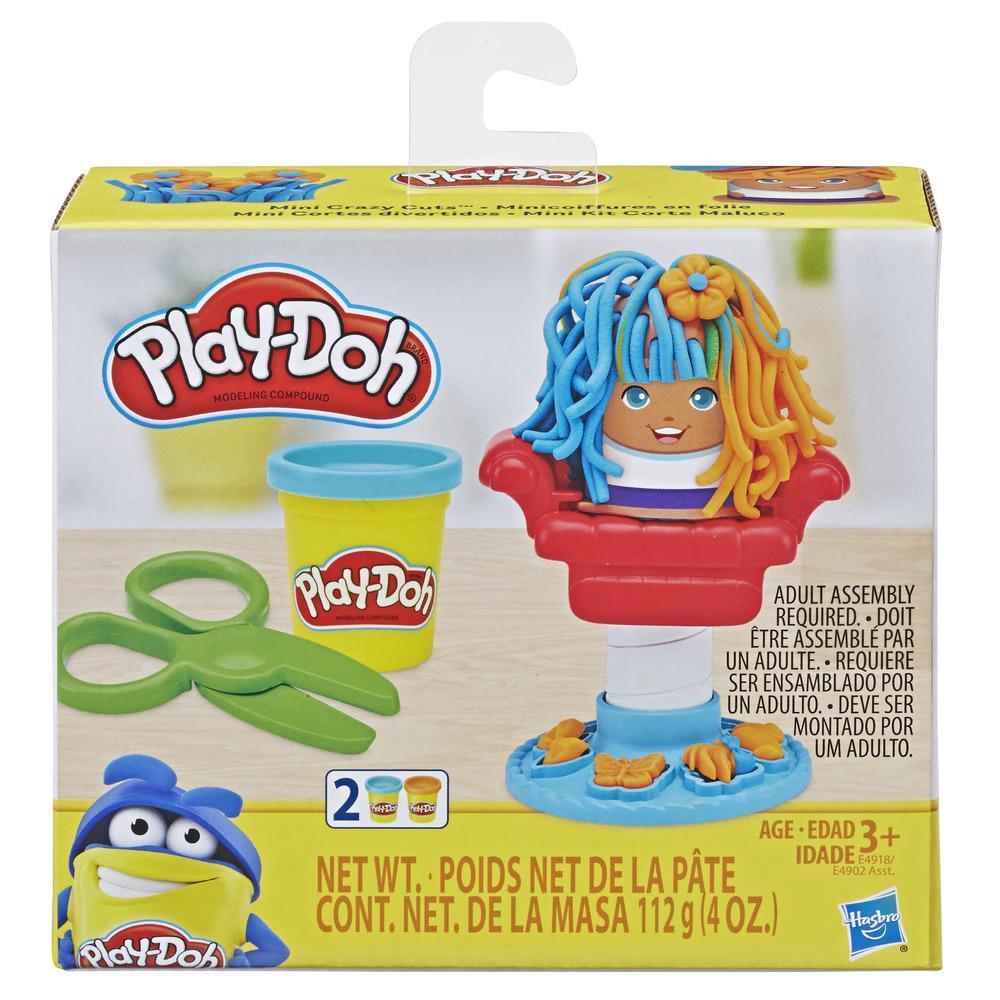Play-Doh Mini Classics Crazy Cuts Barbershop Toy with 2 Non-Toxic Colors product thumbnail 1