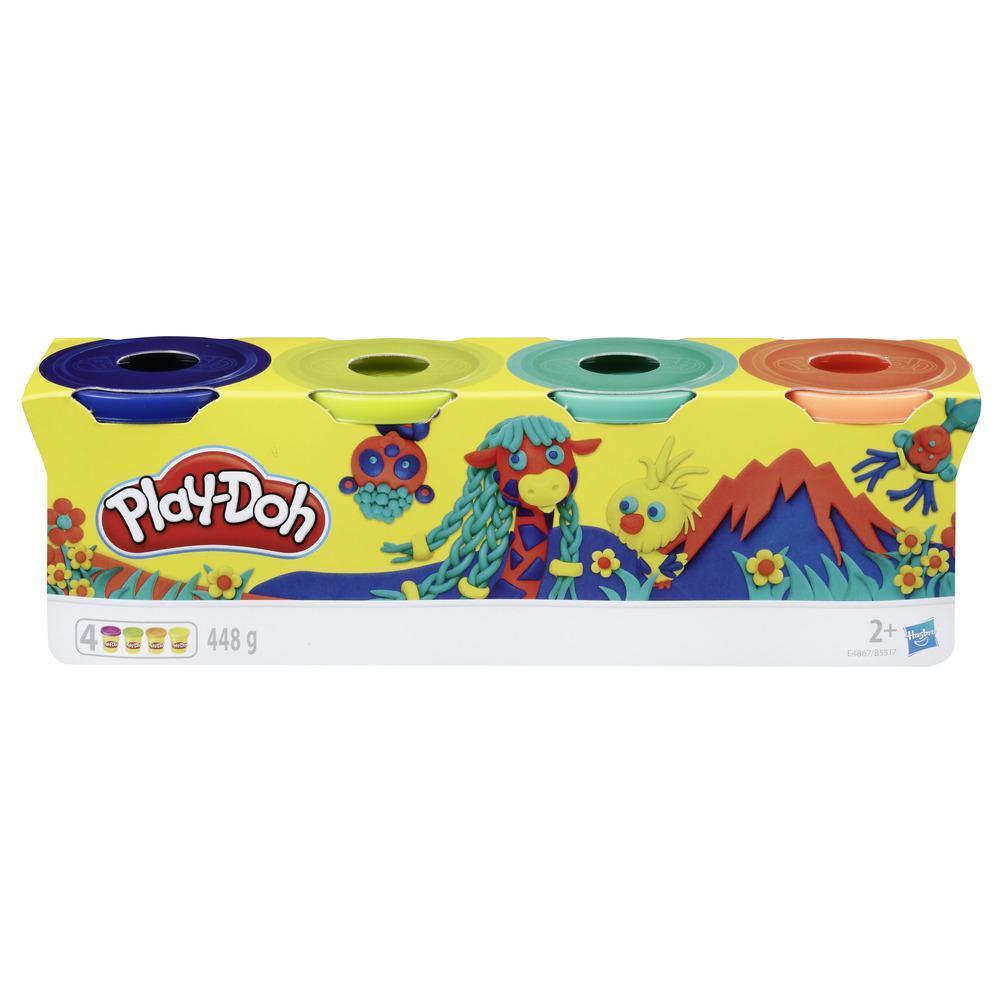Play-Doh 4er-Pack Wild, 112g-Dosen product thumbnail 1