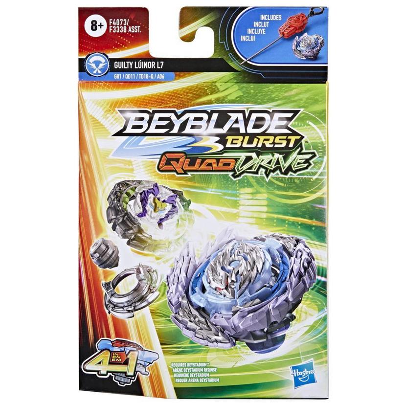 Beyblade Burst QuadDrive Guilty Lúinor L7 Starter Pack product image 1