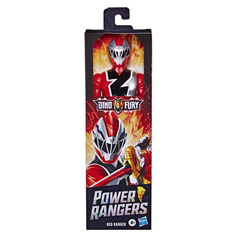 Power Rangers Dino Fury 30 cm große Roter Ranger Action-Figur product image 1