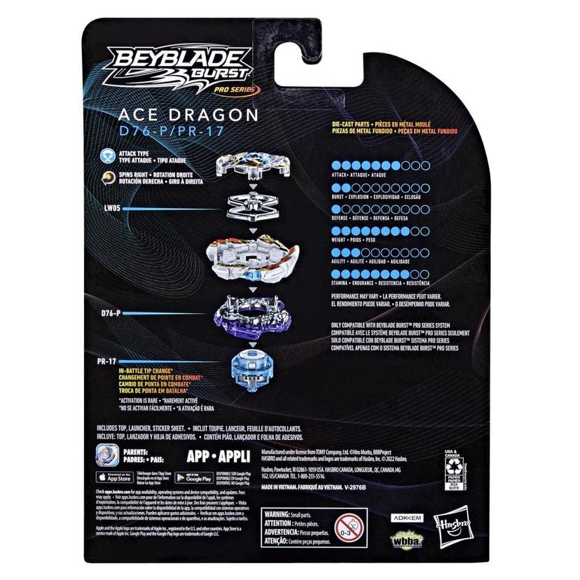 Beyblade Burst Pro Series Ace Dragon Starter Pack product image 1