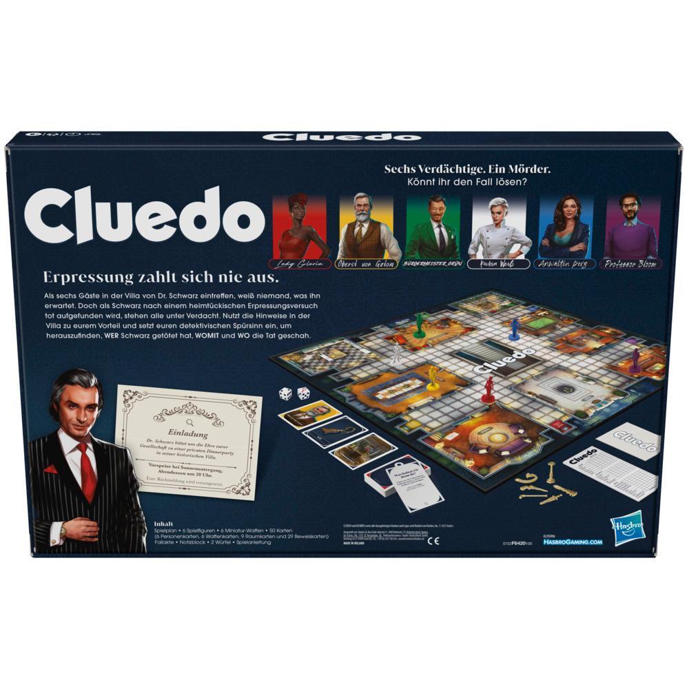 Cluedo Brettspiel für Kinder ab 8 Jahren, neu gestaltetes Cluedo für 2–6 Spieler, Detektivspiel, Familienspiel für Kinder und Erwachsene product thumbnail 1