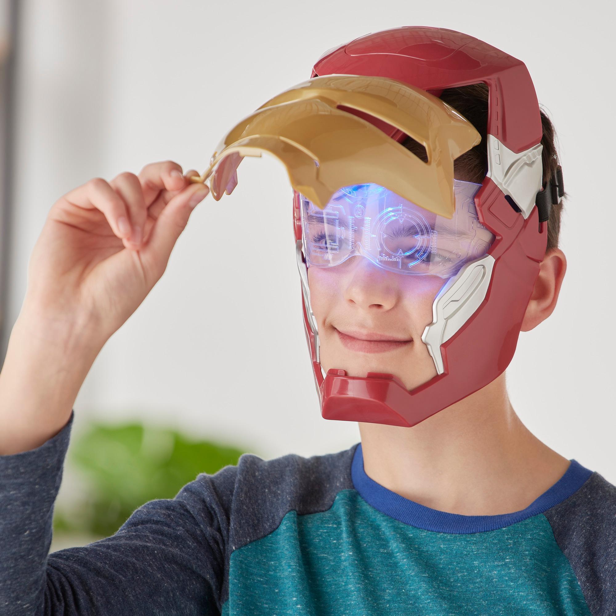 Marvel Avengers Iron Man elektronische Maske mit Lichteffekten für Kostüme und Rollenspiele product thumbnail 1