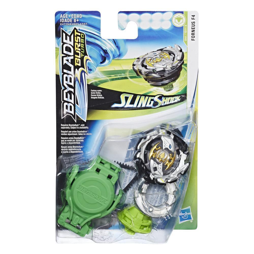 Beyblade Burst Turbo Slingshock Starter Pack Forneus F4 Top and Launcher product thumbnail 1