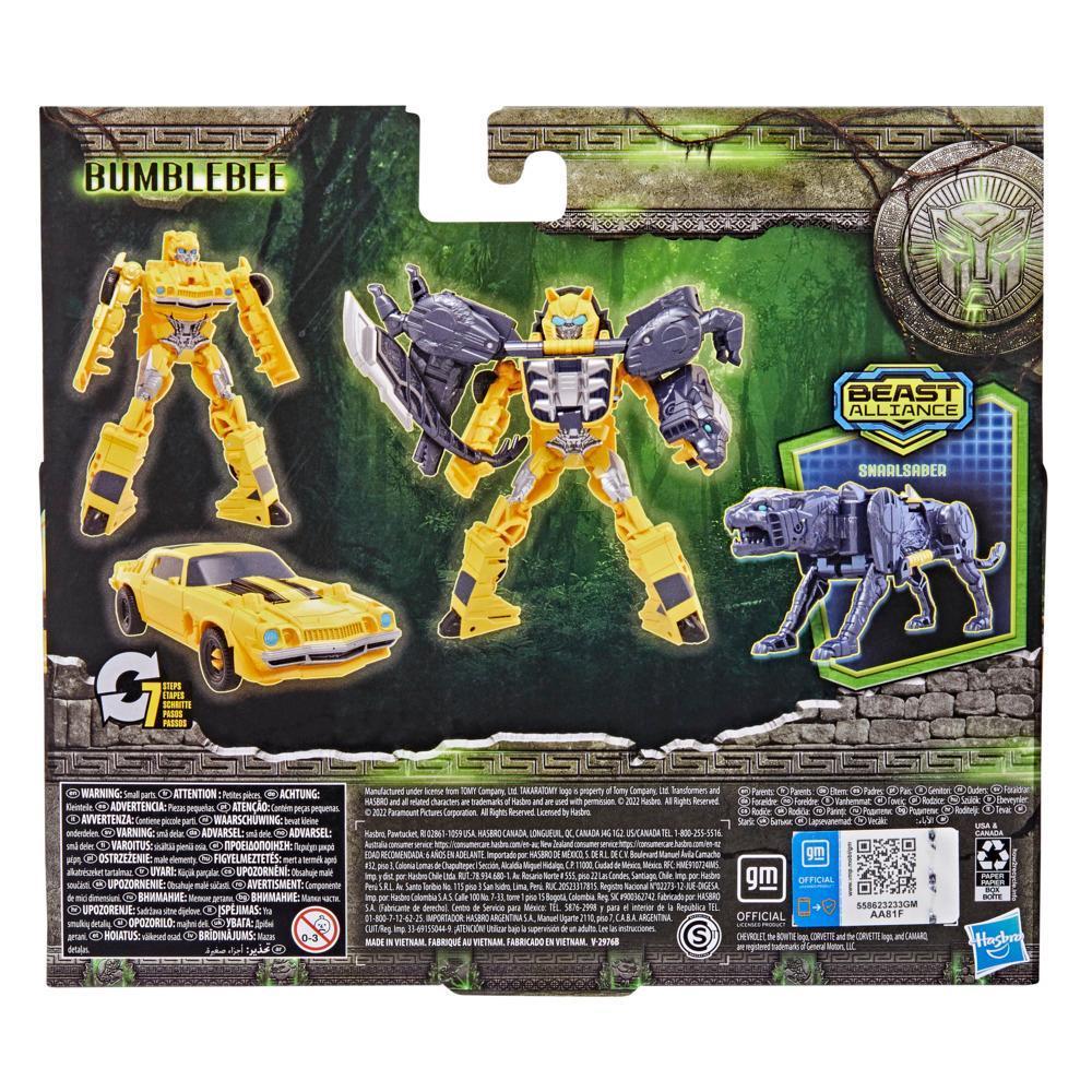 Transformers: Rise of the Beasts Movie, Beast Alliance, Beast Combiners 2-Pack Bumblebee Toys, 6 and Up, 5-inch product thumbnail 1