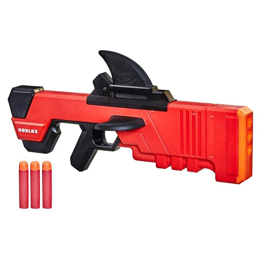 Nerf Roblox MM2: Shark Seeker Dart Blaster, 3 Nerf Mega Darts, Code To Unlock In-Game Virtual Item product image 1