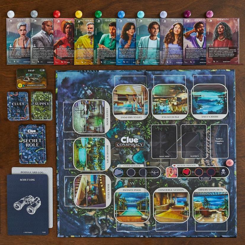 Clue Conspiracy Board Game, Secret Role Games for 4-10 Players, Mystery Games, Ages 14+ product image 1
