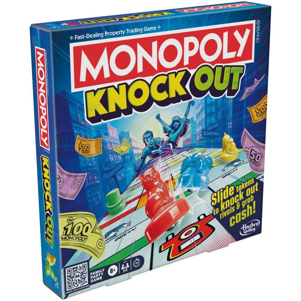 Monopoly Knockout Family Party Game, Quick-Playing Board Games for Ages 8+, 2-8 Players, 20 Mins. product thumbnail 1