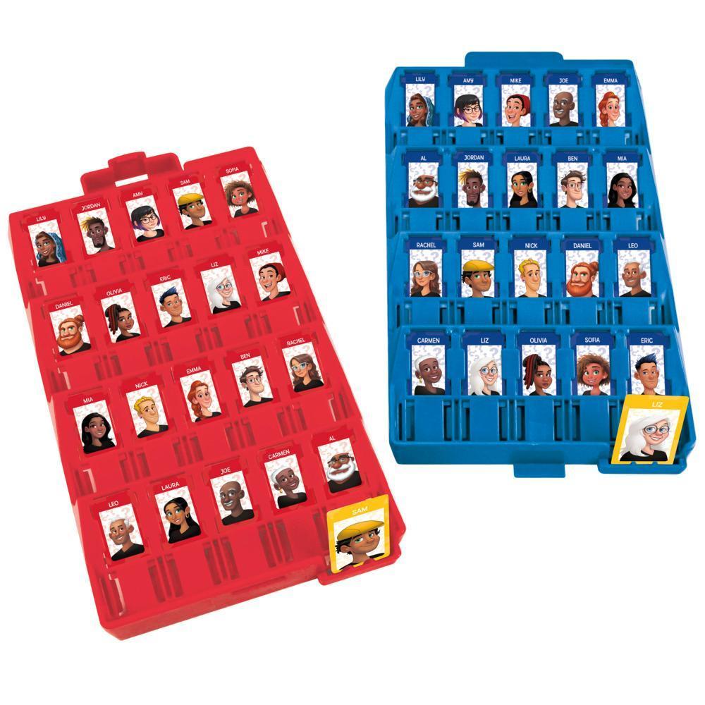 Guess Who? Grab and Go Game, Original Guessing Game for Ages 6 and up, 2 Player Travel Game product thumbnail 1