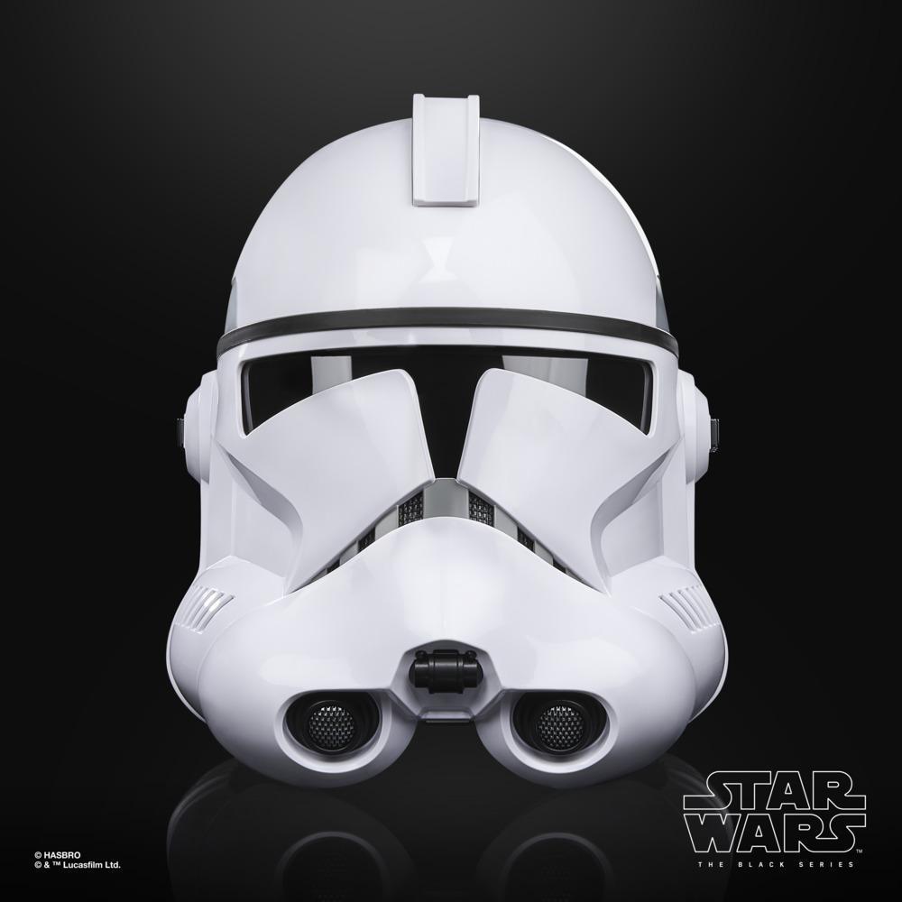 Star Wars The Black Series Phase II Clone Trooper Premium Electronic Helmet, The Clone Wars Collectible, Ages 14 and Up product thumbnail 1