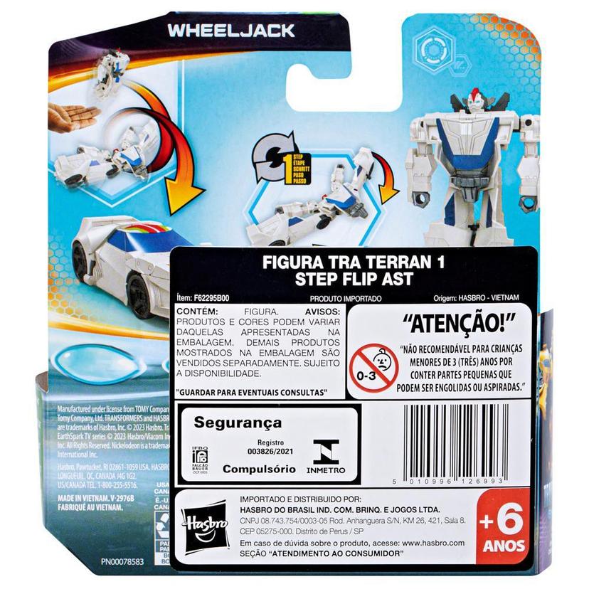 Transformers Toys EarthSpark 1-Step Flip Changer Wheeljack Action Figure product image 1