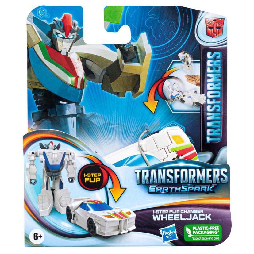Transformers Toys EarthSpark 1-Step Flip Changer Wheeljack Action Figure product image 1