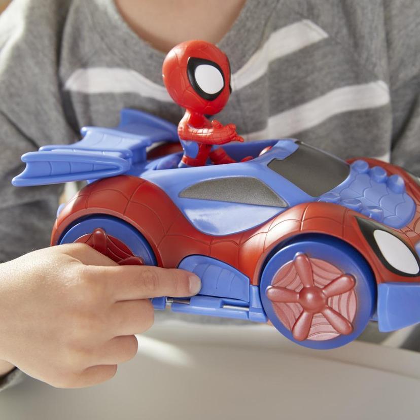 Spidey and His Amazing Friends - Coche arácnido transformable de Spidey product image 1