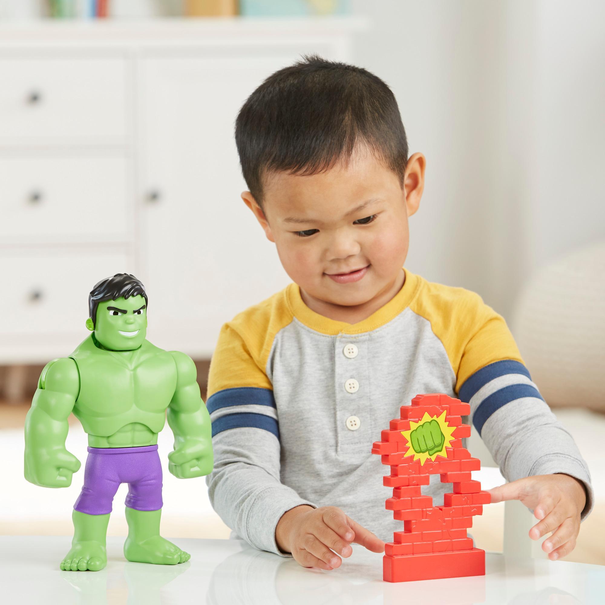 Marvel Spidey and His Amazing Friends - Hulk Aplastante - Figura de 30 cm de Hulk product thumbnail 1