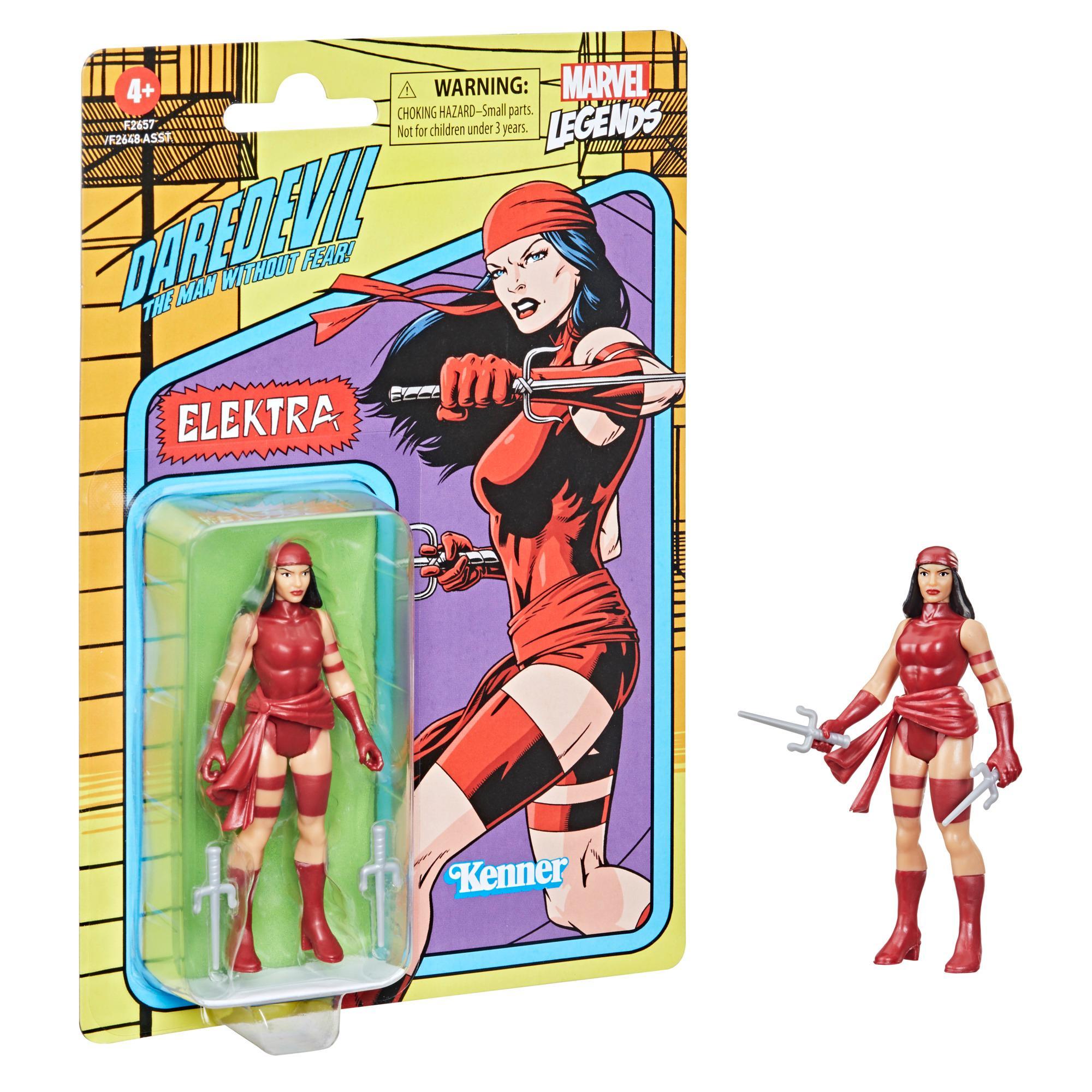 Elektra Retro 375 de Hasbro Marvel Legends product thumbnail 1