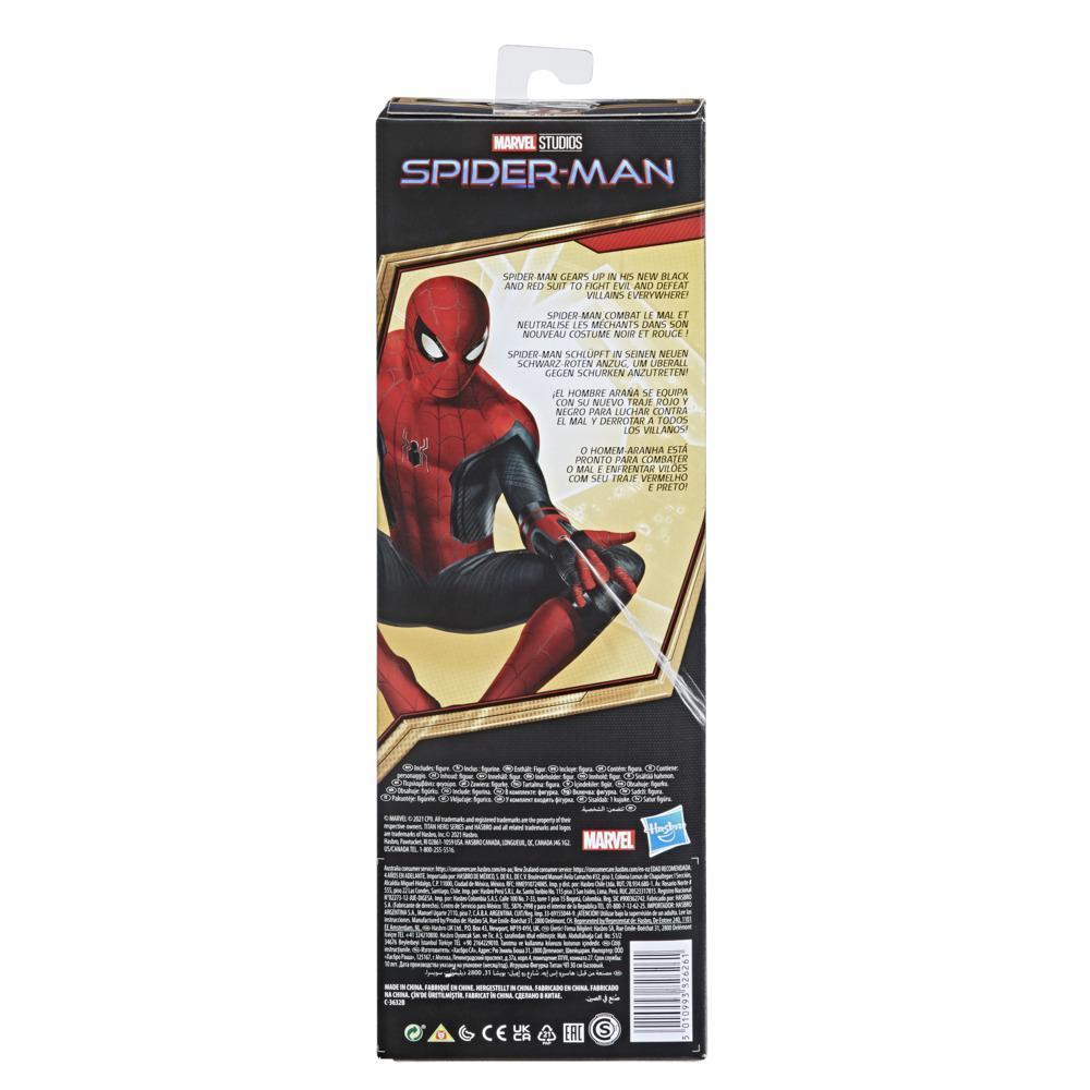 Spider-Man con el nuevo traje negro y rojo de Marvel Spider-Man Titan Hero Series product thumbnail 1